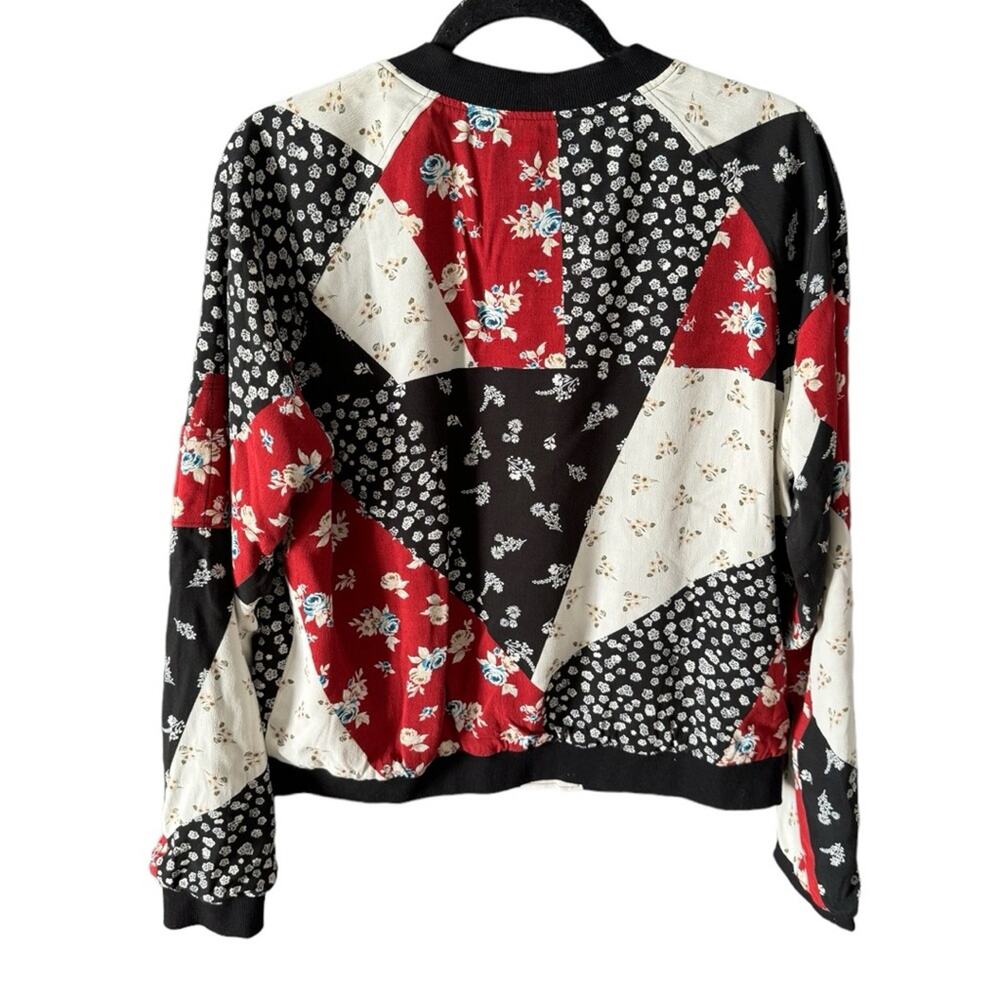 Sanctuary Multicolor Floral Patchwork Lightweight… - image 2